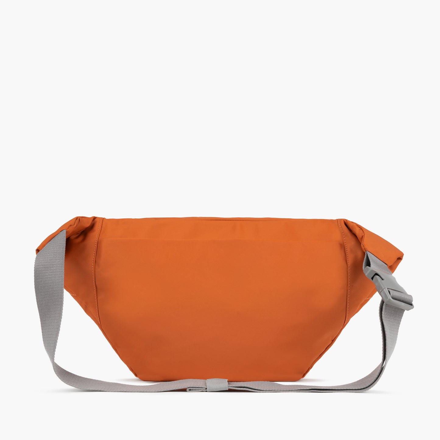 Roka London Oval M Cross Body Bag, Burnt Orange ( Recycled Nylon)