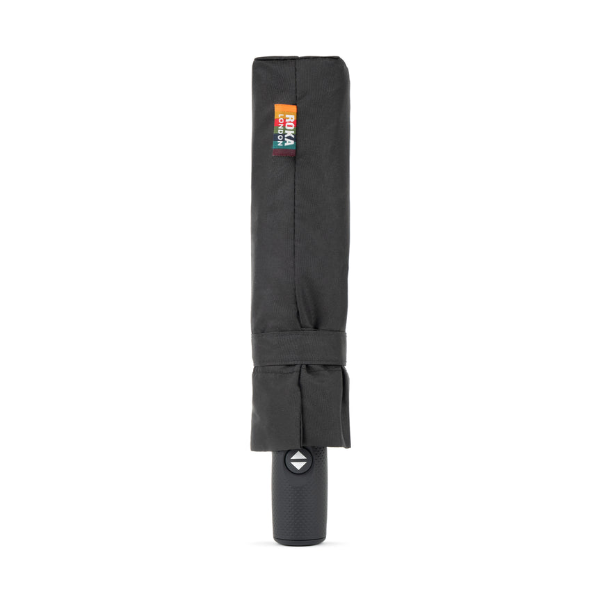 Roka London Waterloo Sustainable Umbrella, Bright Rainbow