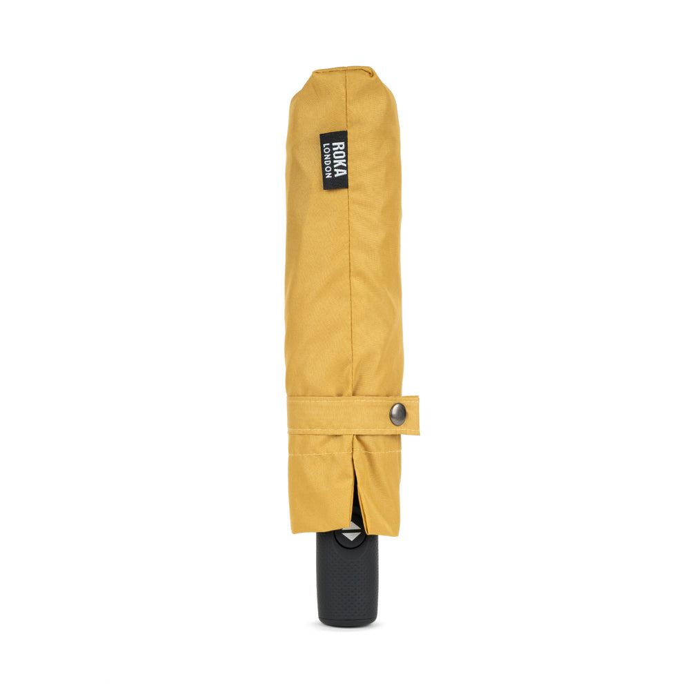Roka London Waterloo Sustainable Umbrella, Corn & Plum
