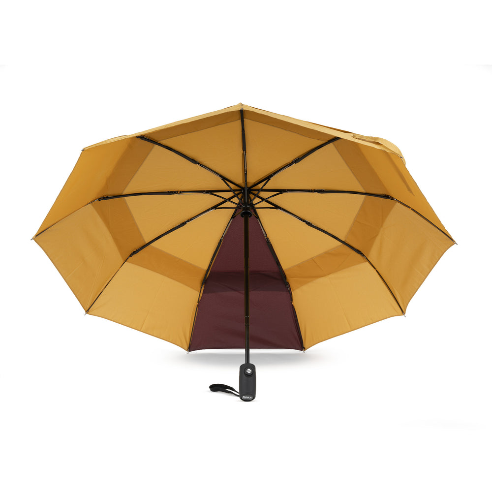 Roka London Waterloo Sustainable Umbrella, Corn & Plum