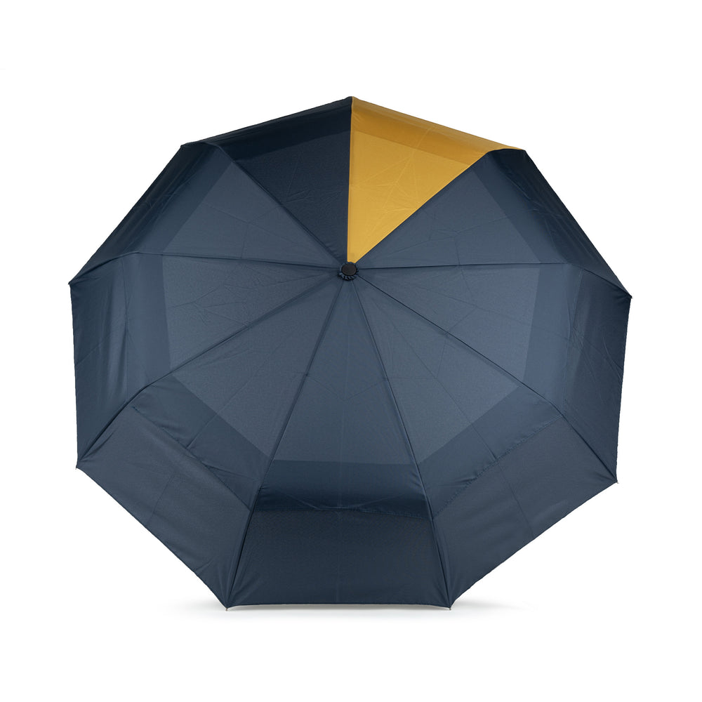 Roka London Waterloo Sustainable Umbrella, Midnight & Corn