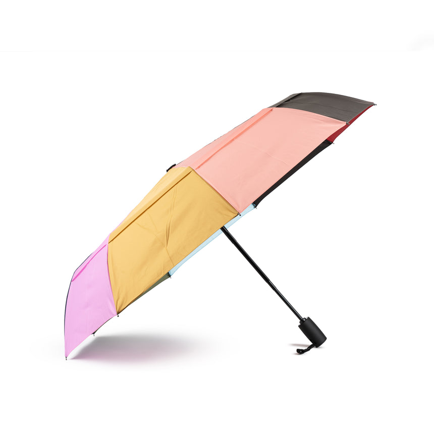 Roka London Waterloo Sustainable Umbrella, Bright Rainbow