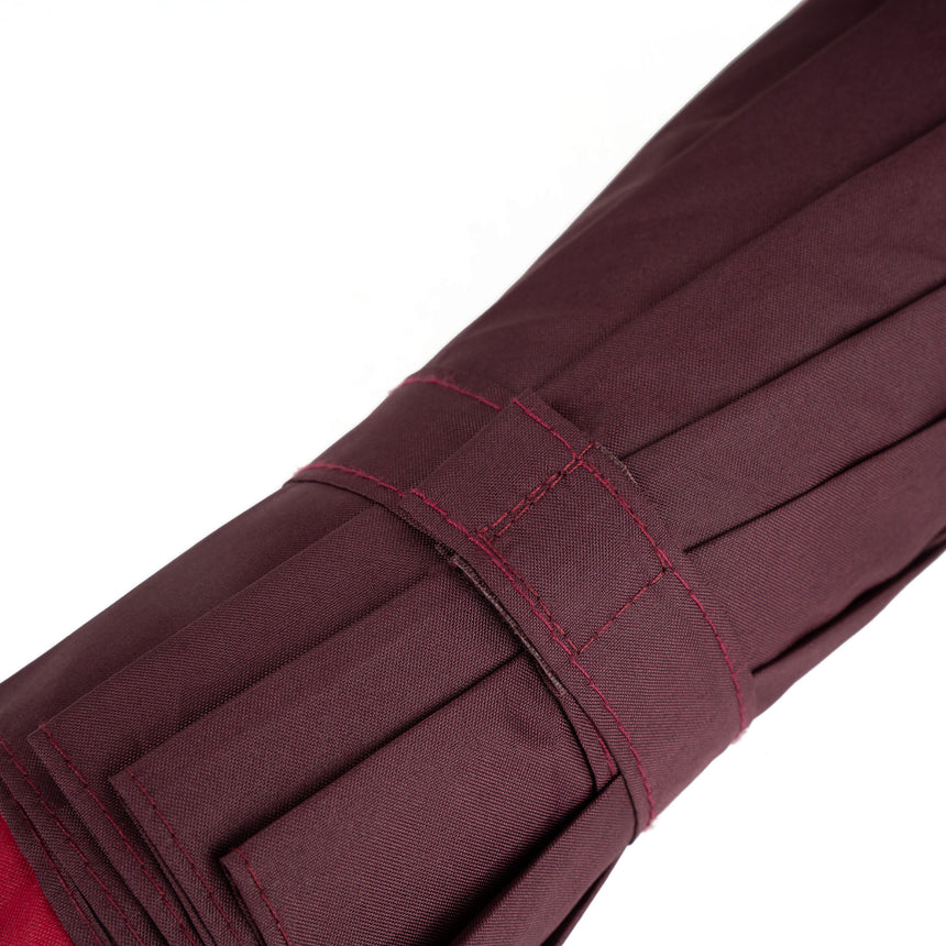 Roka London Waterloo Sustainable Umbrella, Plum & Cranberry