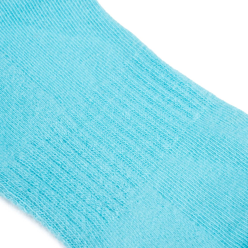 Roka London Wembley Organic Cotton Ankle Socks, Aquatic Awe