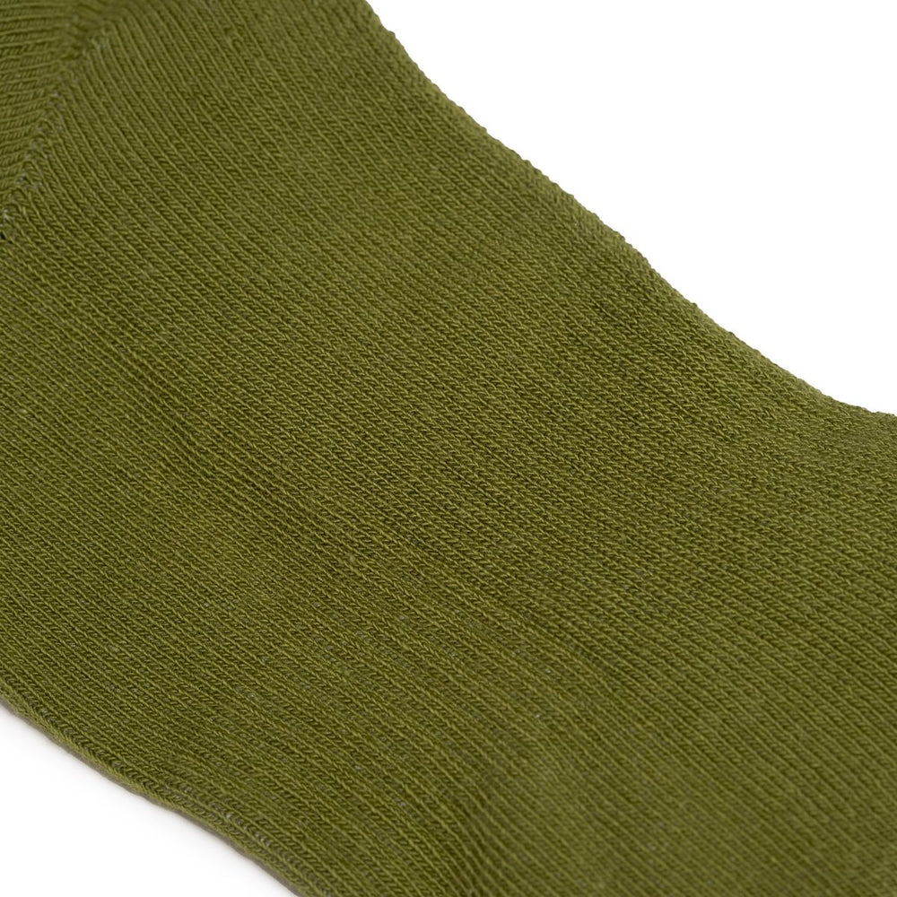 Roka London Wembley Organic Cotton Ankle Socks, Avocado