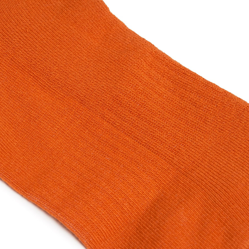 Roka London Wembley Organic Cotton Ankle Socks, Burnt Orange