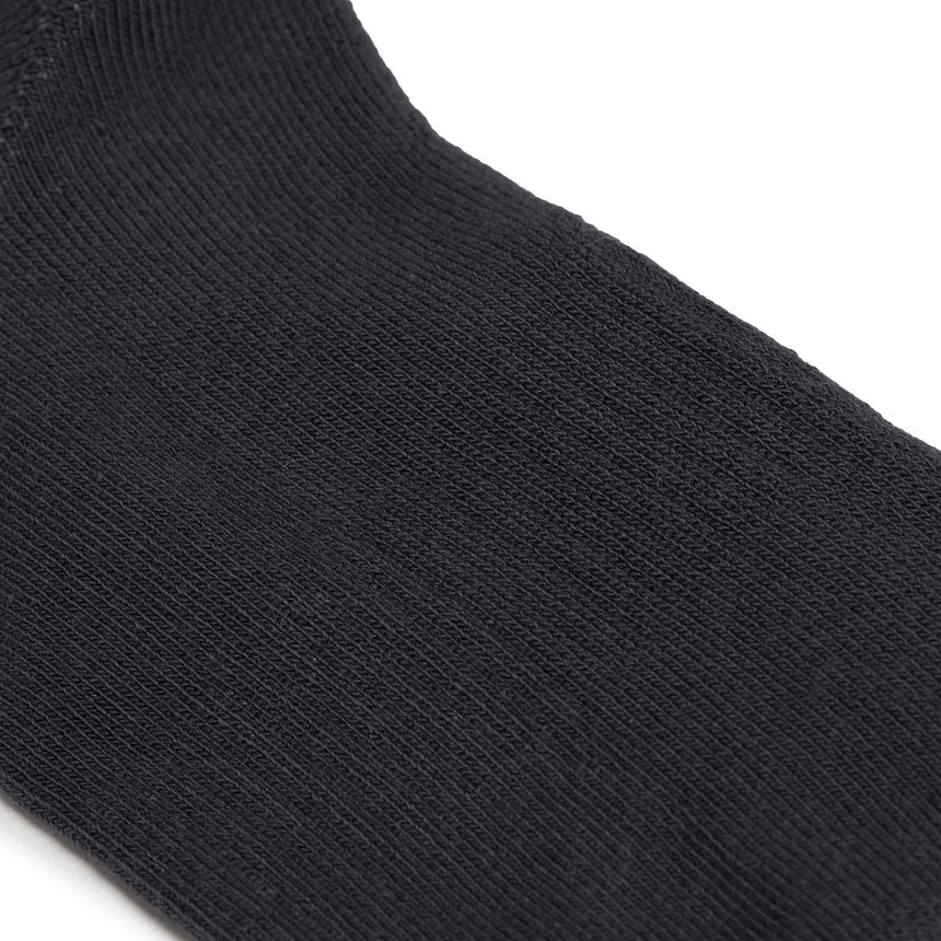 Roka London Wembley Organic Cotton Ankle Socks, Faded Black