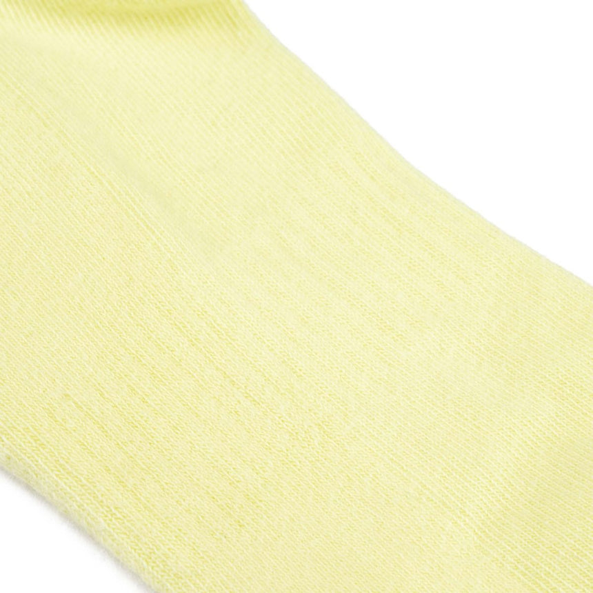Roka London Wembley Organic Cotton Ankle Socks, Lemonade