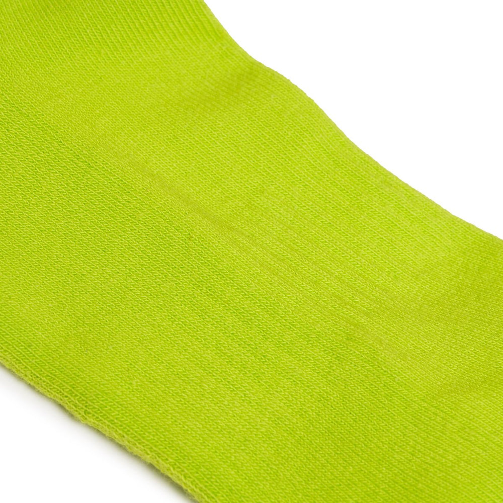 Roka London Wembley Organic Cotton Ankle Socks, Lime