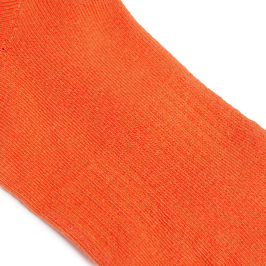 Roka London Wembley Organic Cotton Ankle Socks, Mandarin