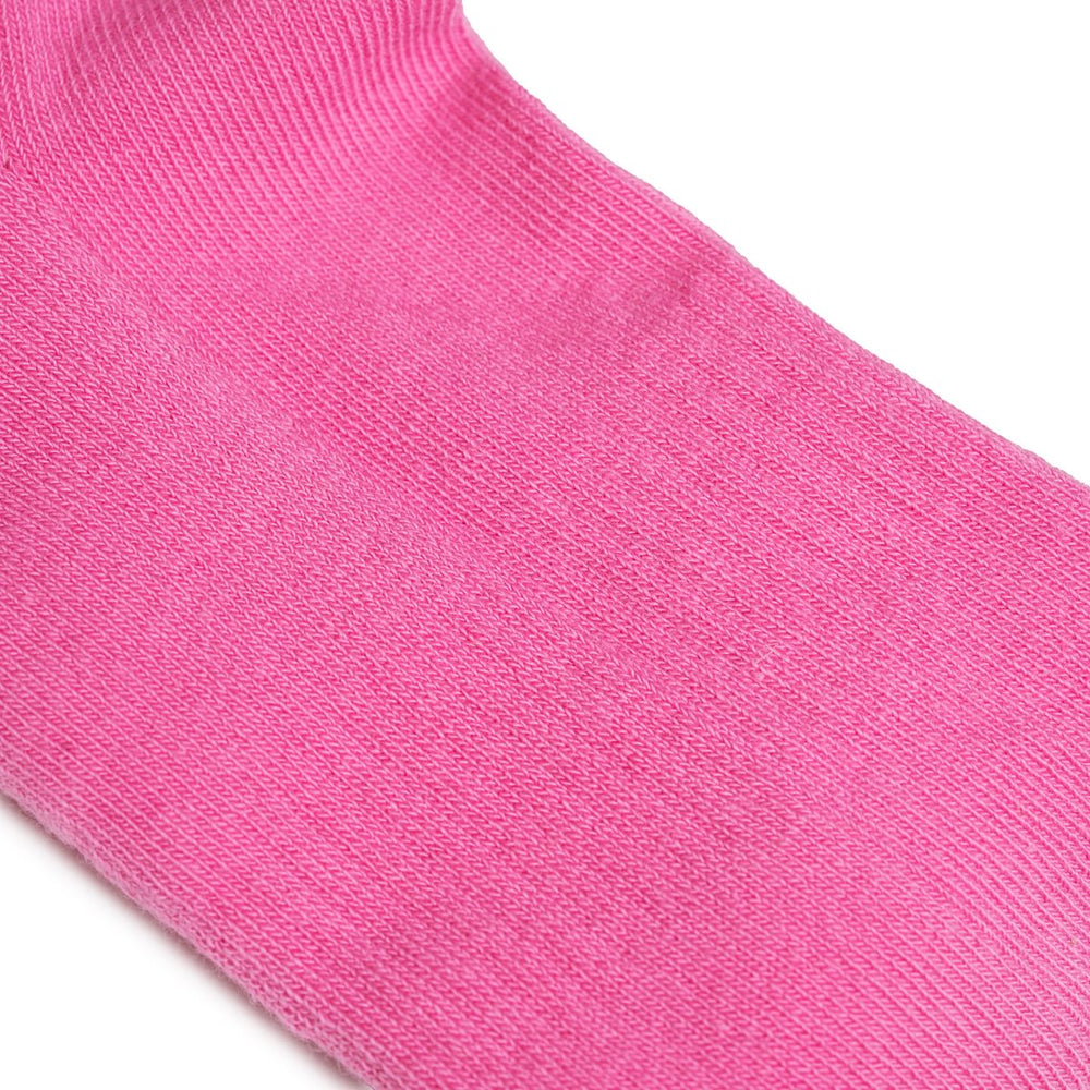 Roka London Wembley Organic Cotton Ankle Socks, Pink Carnation