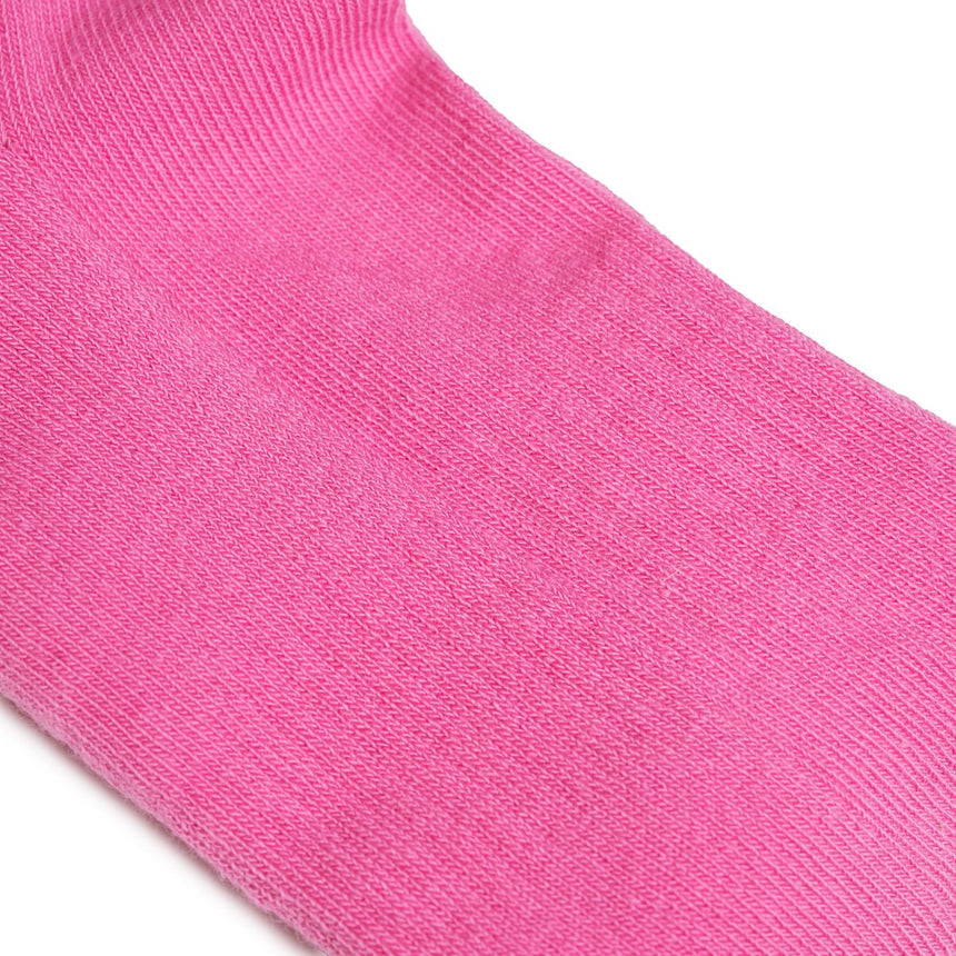 Roka London Wembley Organic Cotton Ankle Socks, Pink Carnation