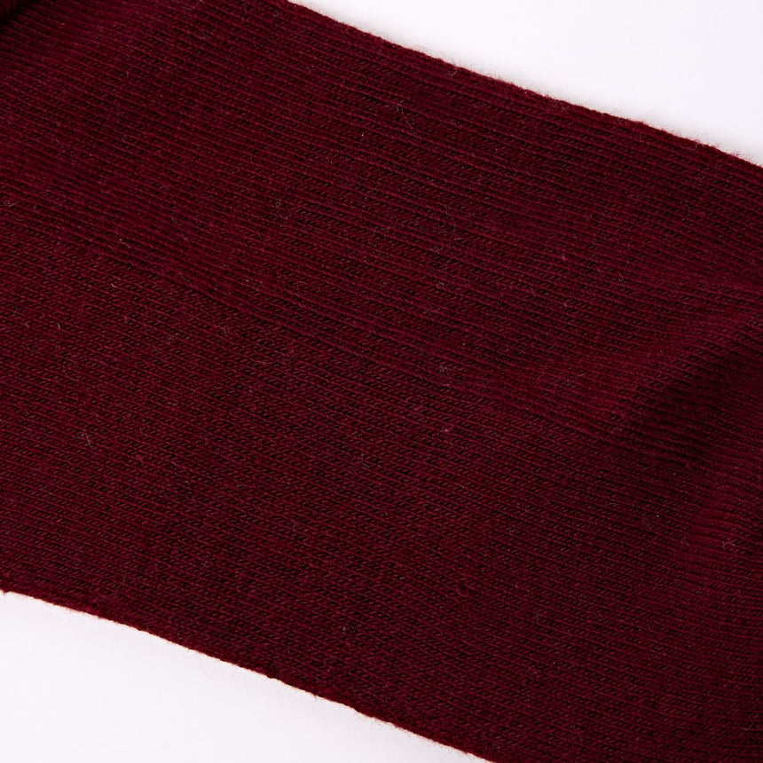Roka London Wembley Organic Cotton Ankle Socks, Plum