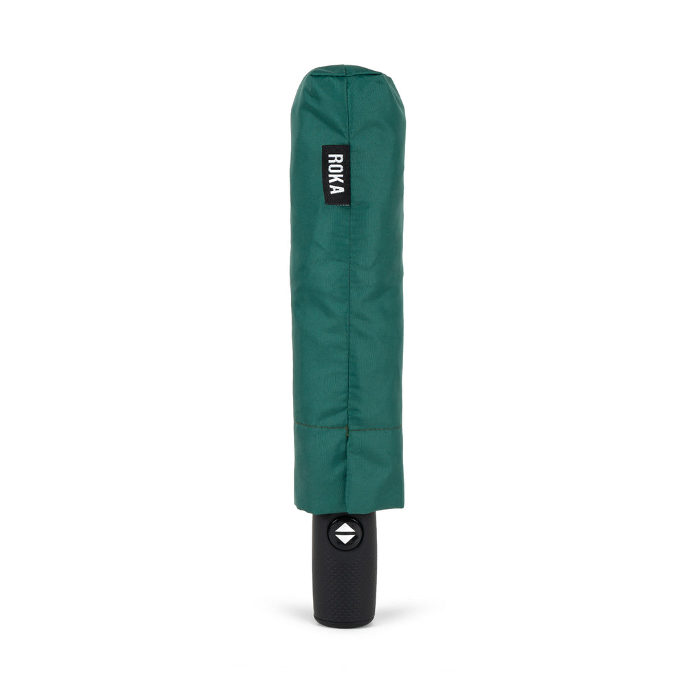 Roka London Waterloo Sustainable Umbrella, Teal