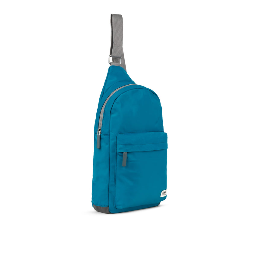 Roka London Willesden B XL Crossbody Bag, Seaport (Recycled Nylon)