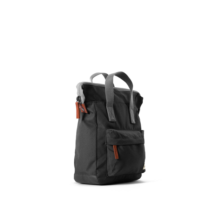 Roka London Bantry B Small Rucksack, Carbon (Sustainable Canvas)