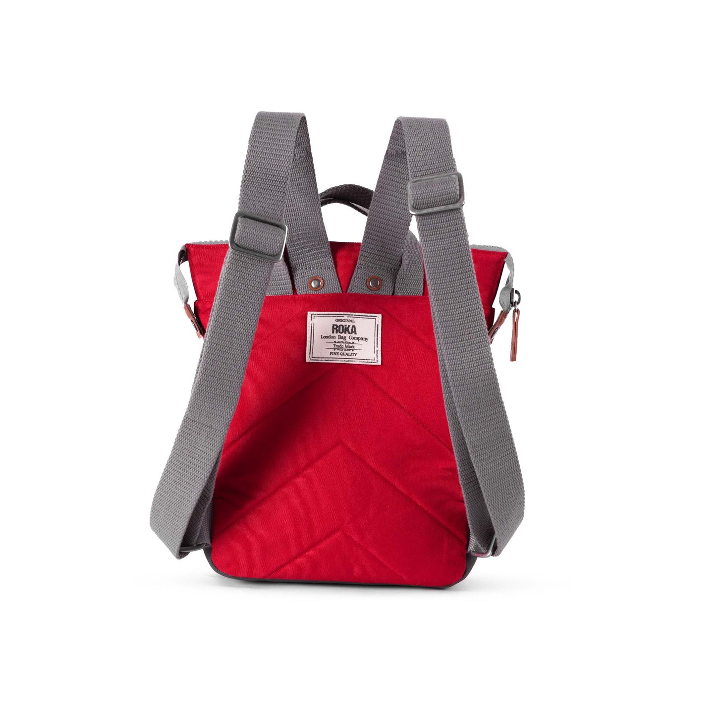 Roka London Bantry B Small Rucksack, Mars Red ( Sustainable Canvas)