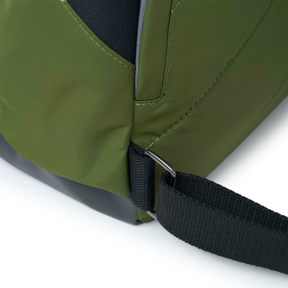 Roka London Black Label, Canfield B Medium Rucksack, Avocado (Sustainable Nylon)