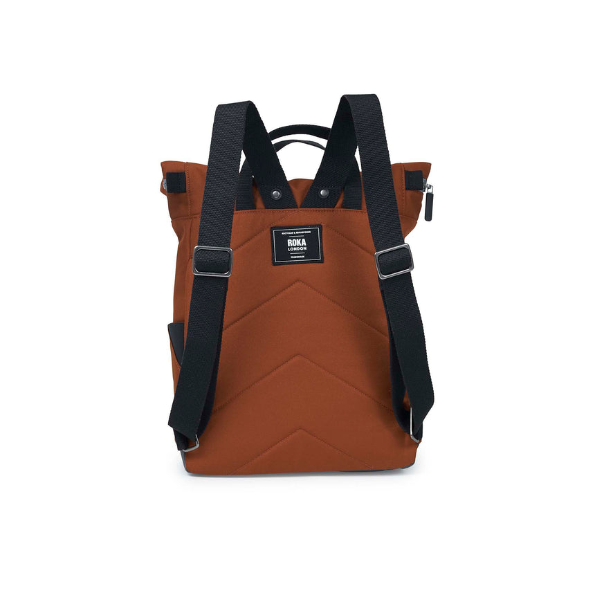 Roka London Black Label, Canfield B Rucksack, Bran (Sustainable Canvas)