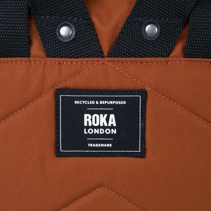 Roka London Black Label, Canfield B Rucksack, Bran (Sustainable Canvas)