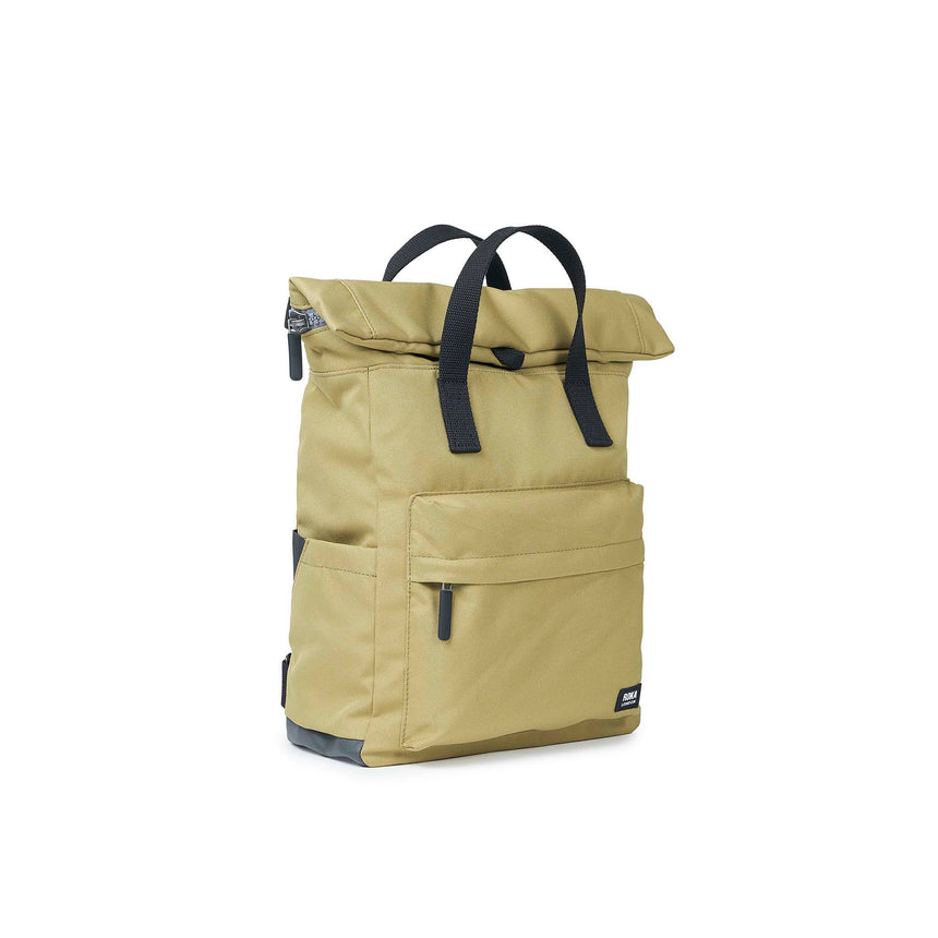 Roka London Black Label, Canfield B Rucksack, Khaki (Sustainable Canvas)