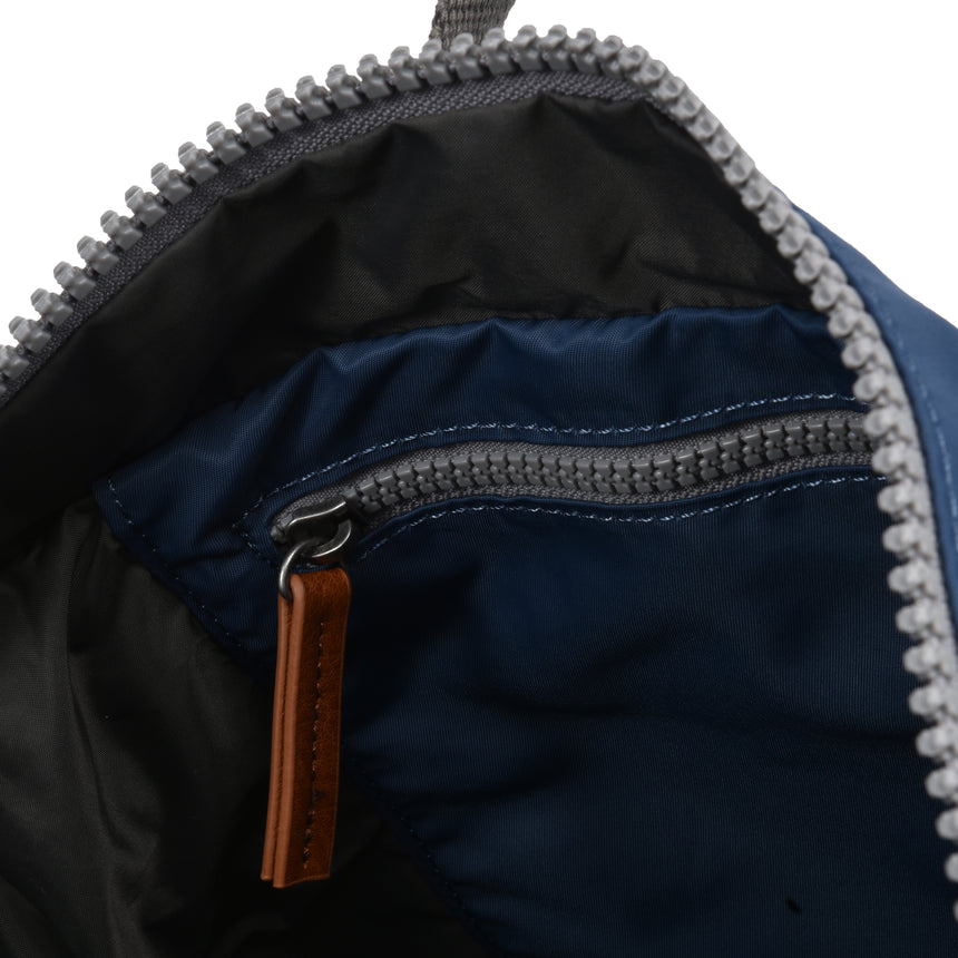 Roka London Canfield B Medium Sustainable Nylon Rucksack, Pacific