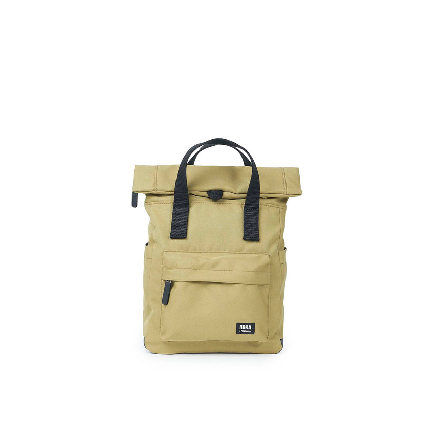 Roka London Black Label, Canfield B Rucksack, Khaki (Sustainable Canvas)