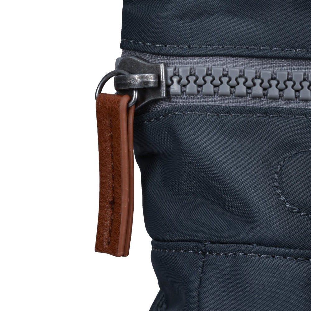 Roka London Canfield B Sustainable Nylon Rucksack, Smoke