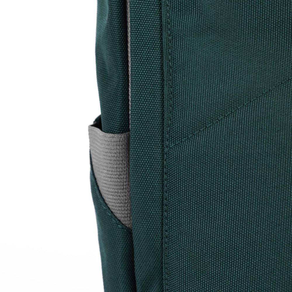 Roka London Finchley Rucksack, Forest (Sustainable Canvas)