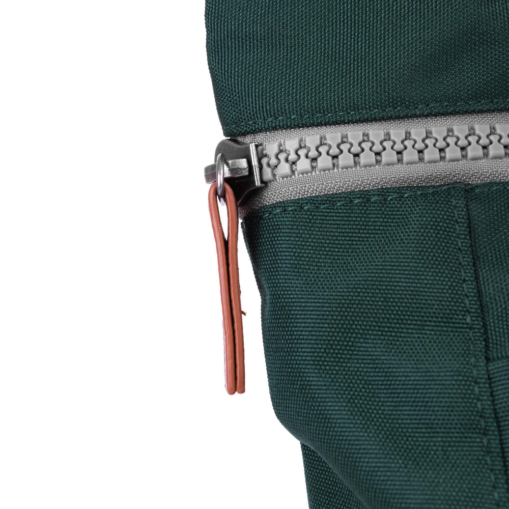 Roka London Finchley Rucksack, Forest (Sustainable Canvas)