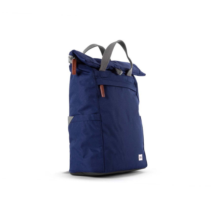 Roka London Finchley Sustainable Canvas Rucksack, Mineral