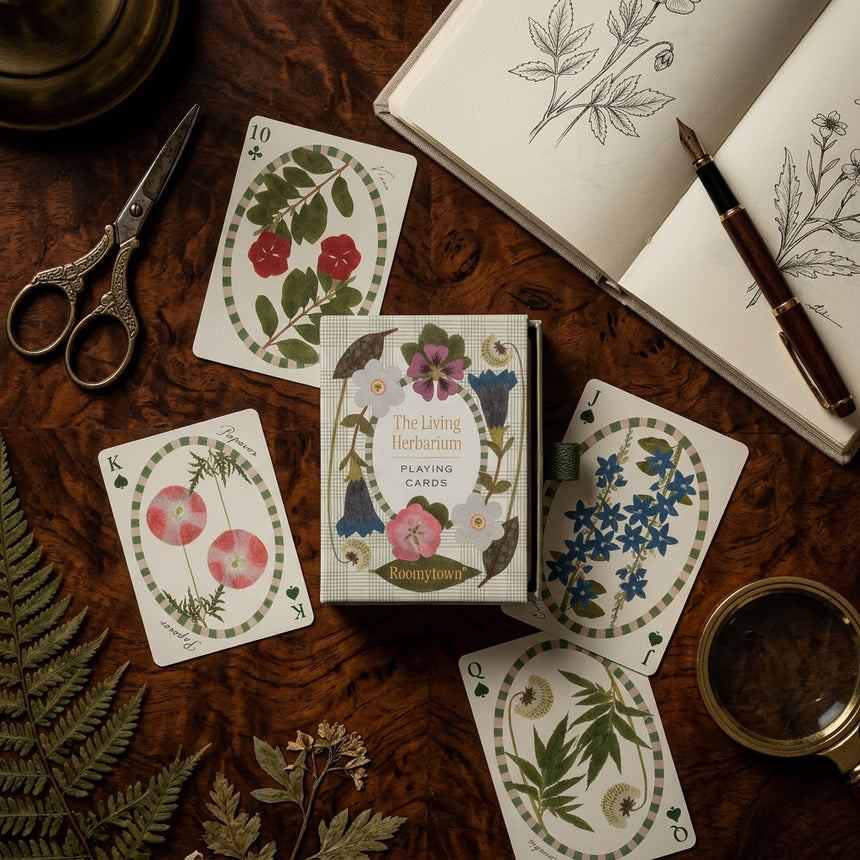 Roomytown Single Playing Card Deck, The Living Herbarium