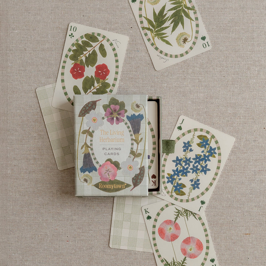 Roomytown Single Playing Card Deck, The Living Herbarium