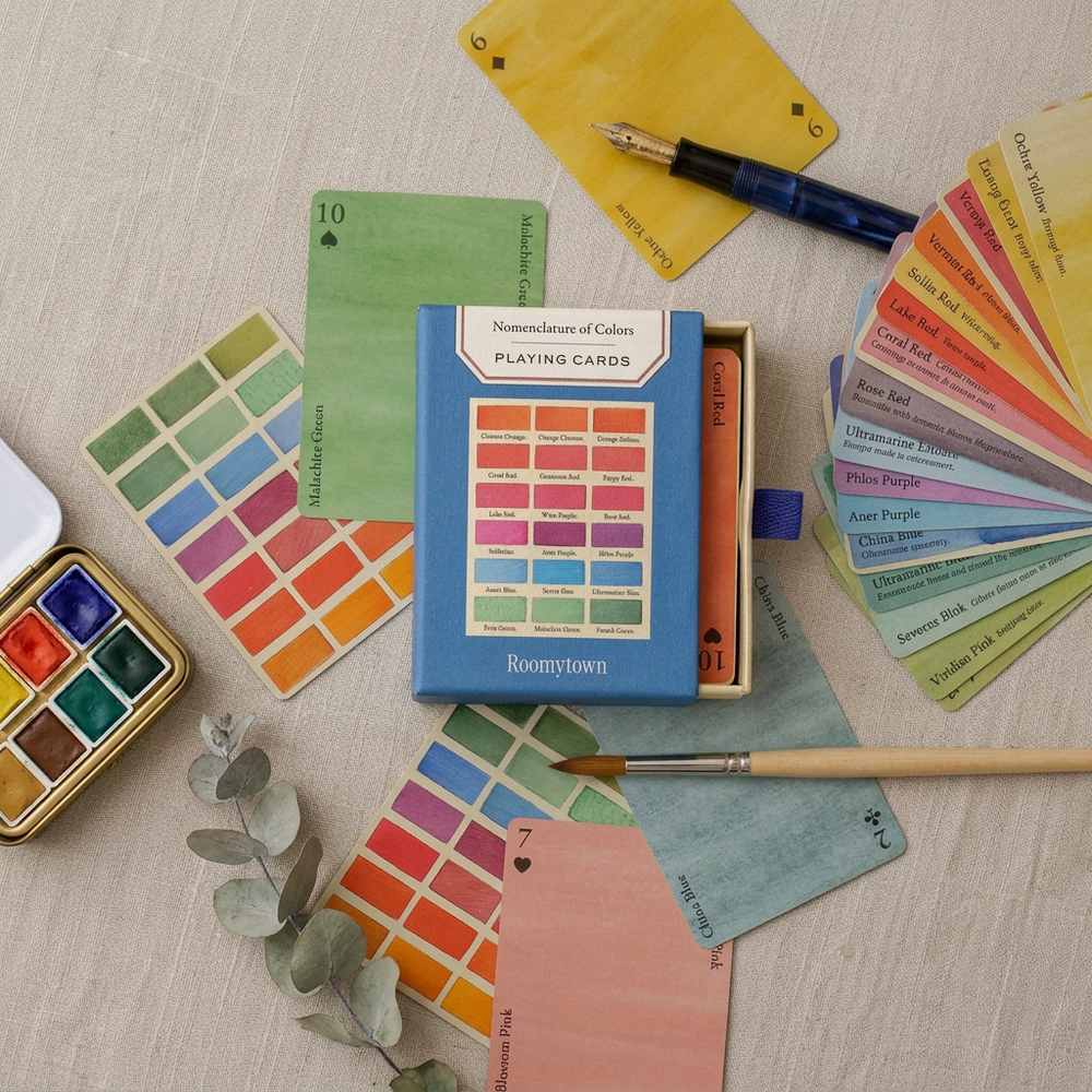 Roomytown Nomenclature Of Colours Single Playing Card Deck