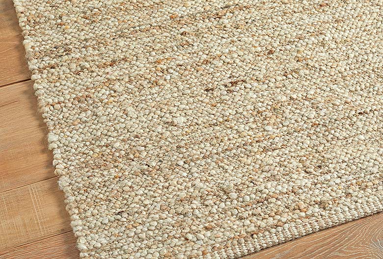 Walton & Co Shetland Wool Rug, Natural