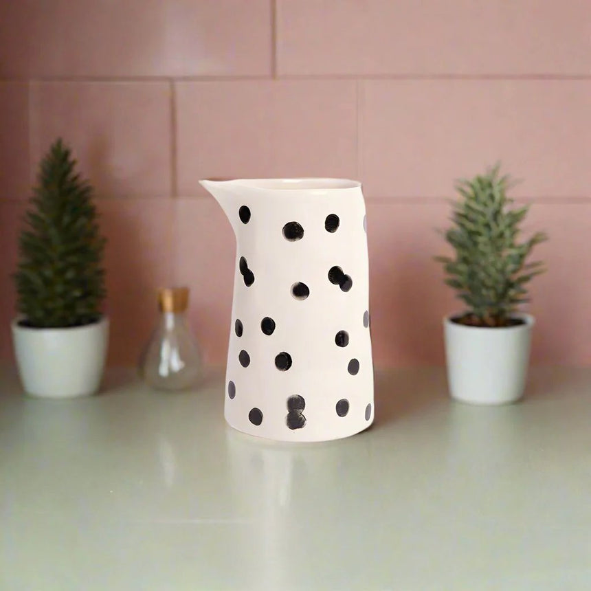 Caroline Gardner Mono Dots, Milk Jug