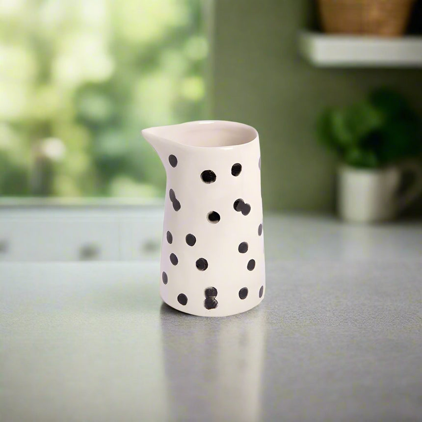 Caroline Gardner Mono Dots, Milk Jug