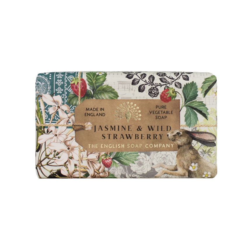 The English Soap Company Anniversary, Jasmine & Wild Strawberry Soap