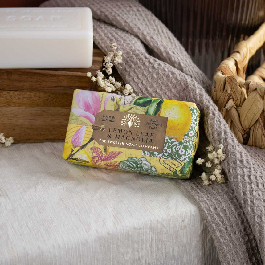 The English Soap Company Anniversary, Lemon Leaf & Magnolia  Soap