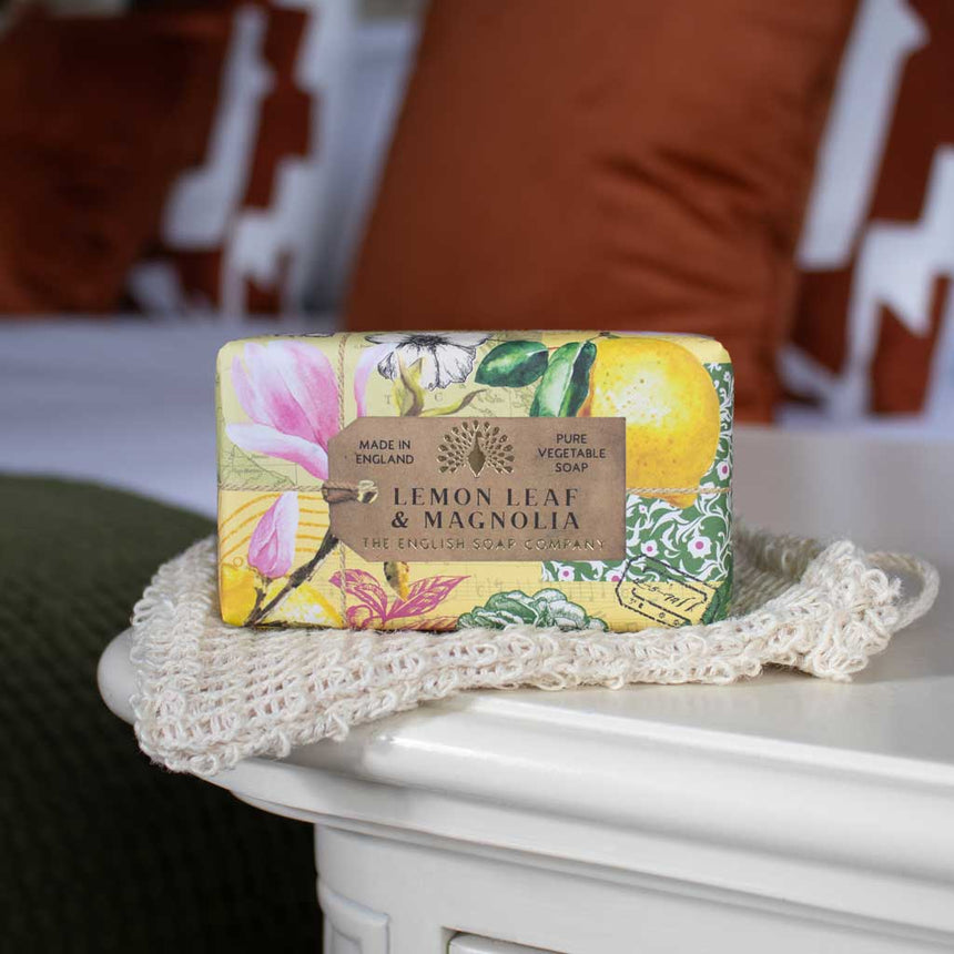 The English Soap Company Anniversary, Lemon Leaf & Magnolia  Soap