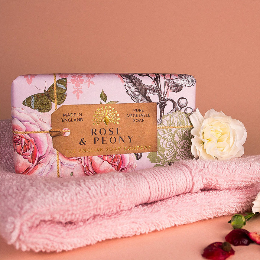 The English Soap Company Anniversary, Rose & Peony Soap