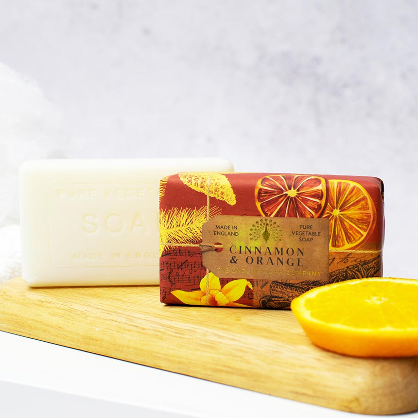 The English Soap Company Anniversary, Cinnamon & Orange Soap