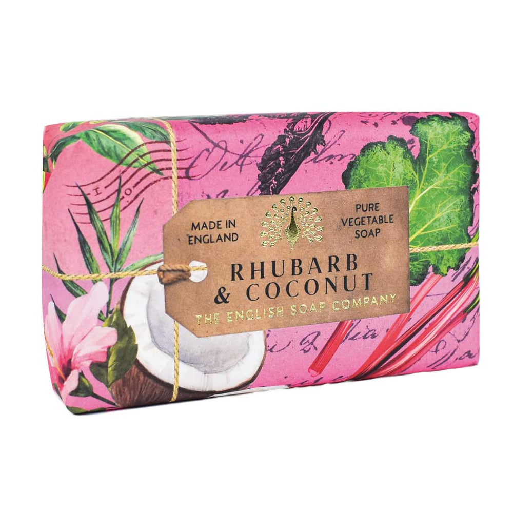 The English Soap Company Anniversary, Rhubarb & Coconut Soap