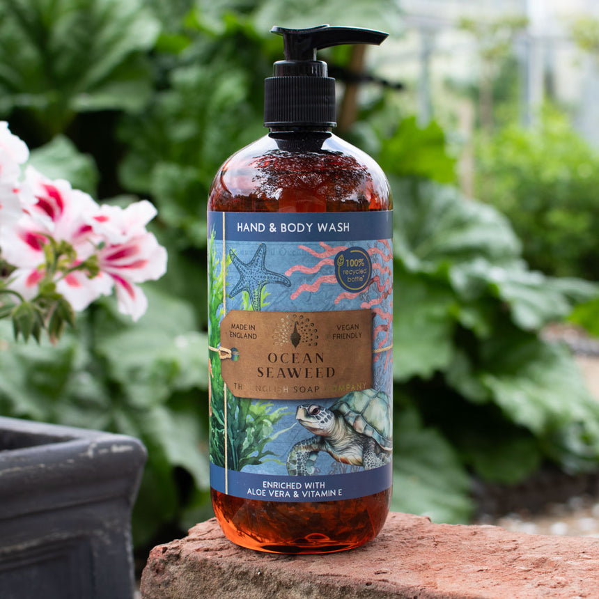 The English Soap Company Anniversary Hand & Body Wash, Ocean Seaweed