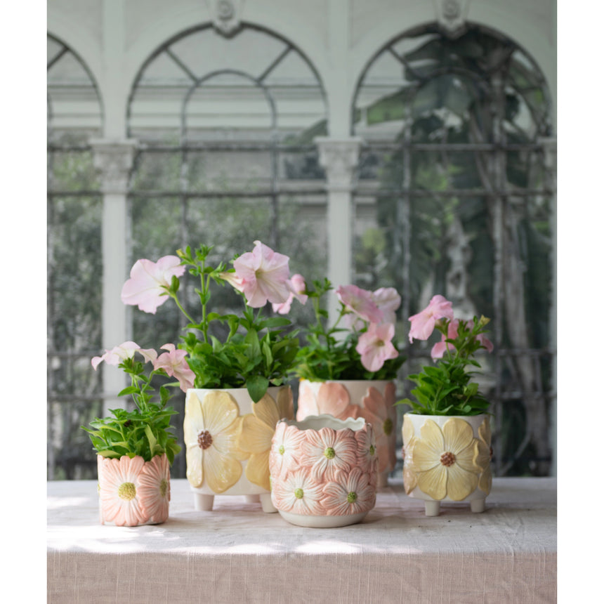 Wikholm Esther Mini Ceramic Plant Pot, Pink