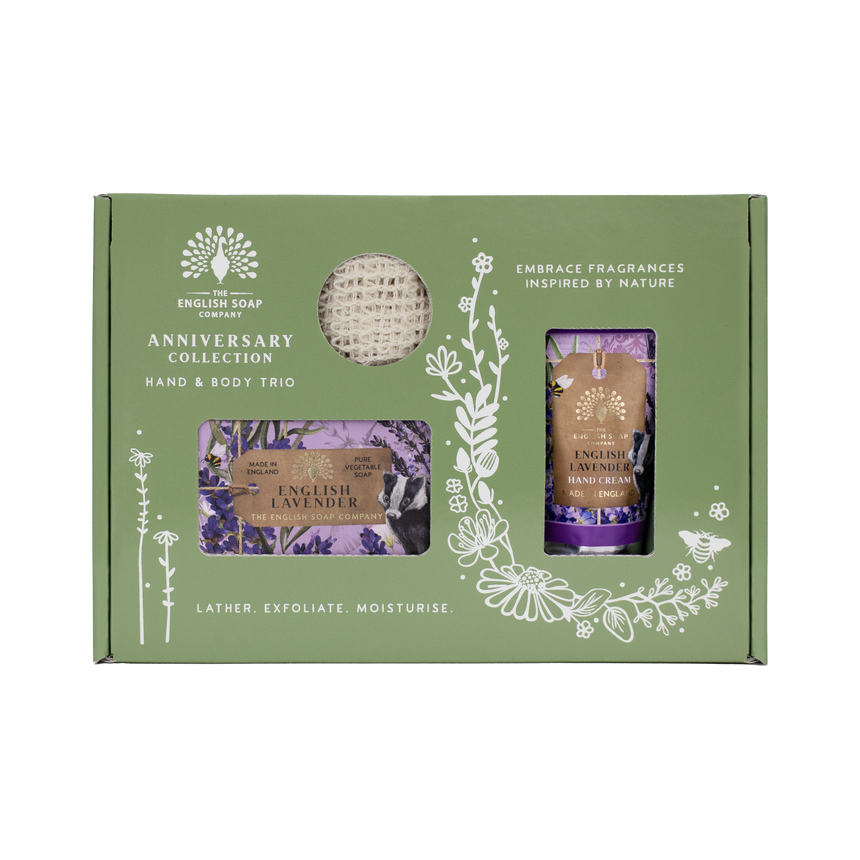 The English Soap Company Anniversary, English Lavender Gift Set