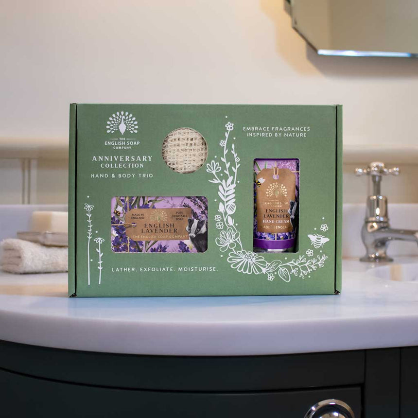 The English Soap Company Anniversary, English Lavender Gift Set