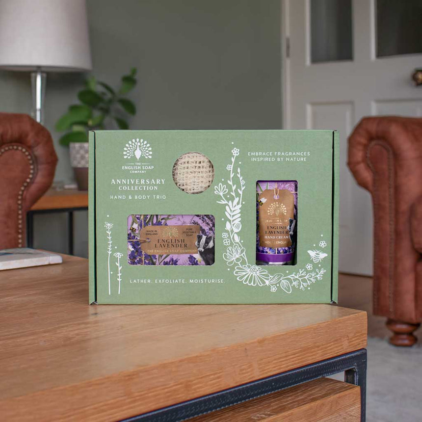 The English Soap Company Anniversary, English Lavender Gift Set