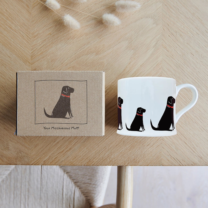 Sweet William Ceramic Mug, Black Labrador