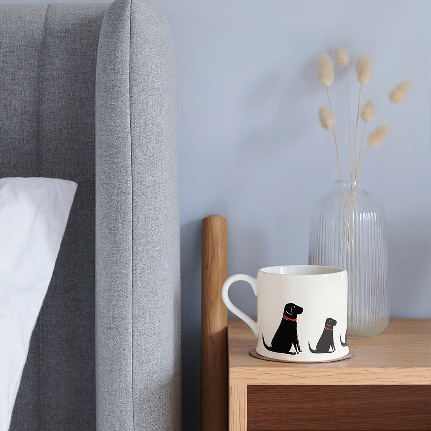 Sweet William Ceramic Mug, Black Labrador